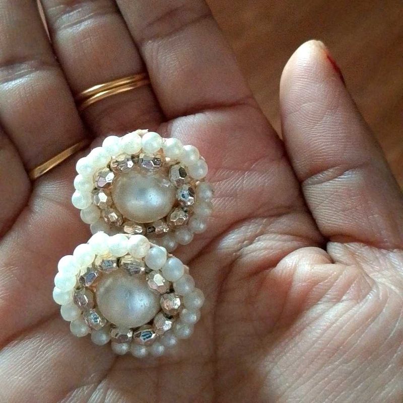 Pearl Stud Earrings