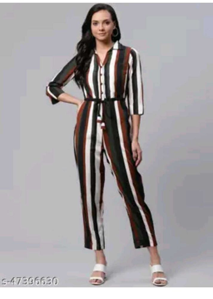 Stylish Striped Jumpsuit