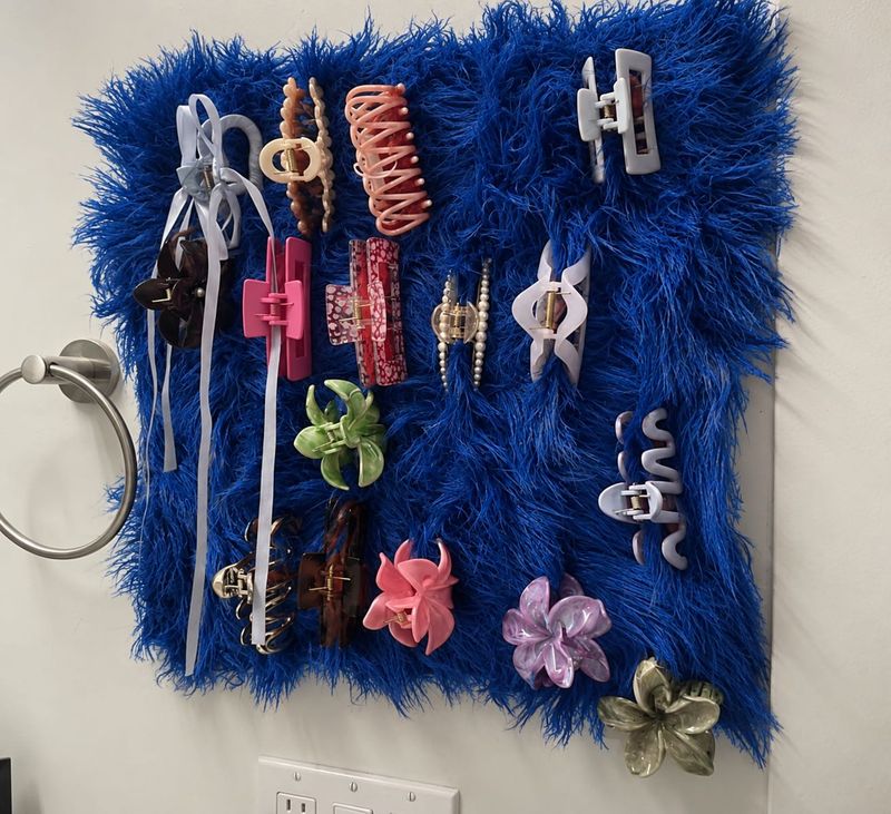 blue furr cover