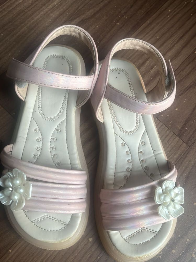Adorable Pink Floral Sandals