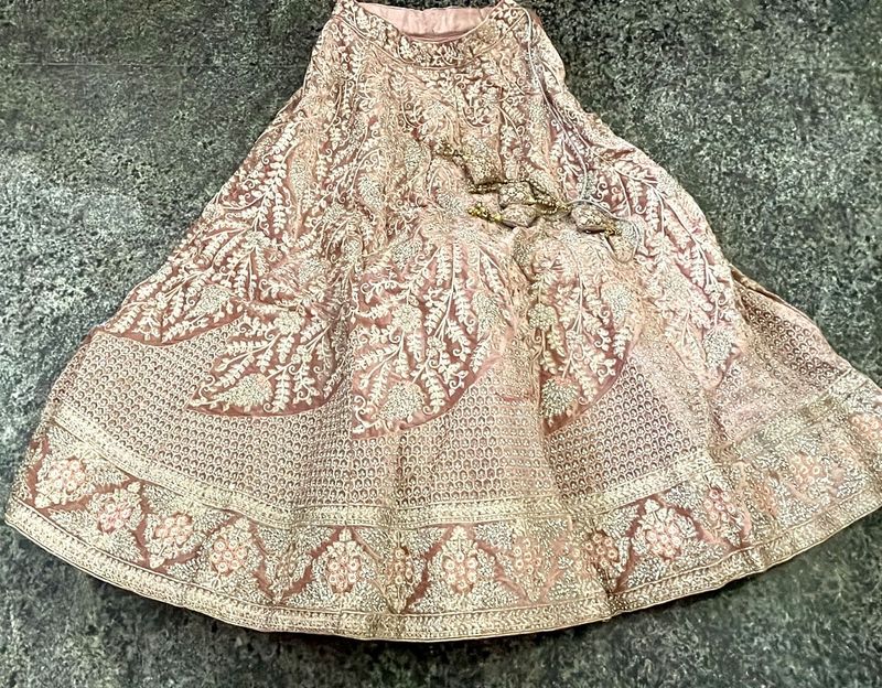 Elegant Embroidered Lehenga Skirt