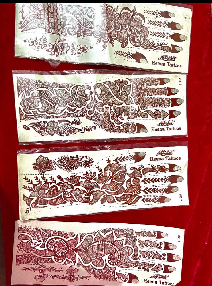 Hand Mehendi Peel Off