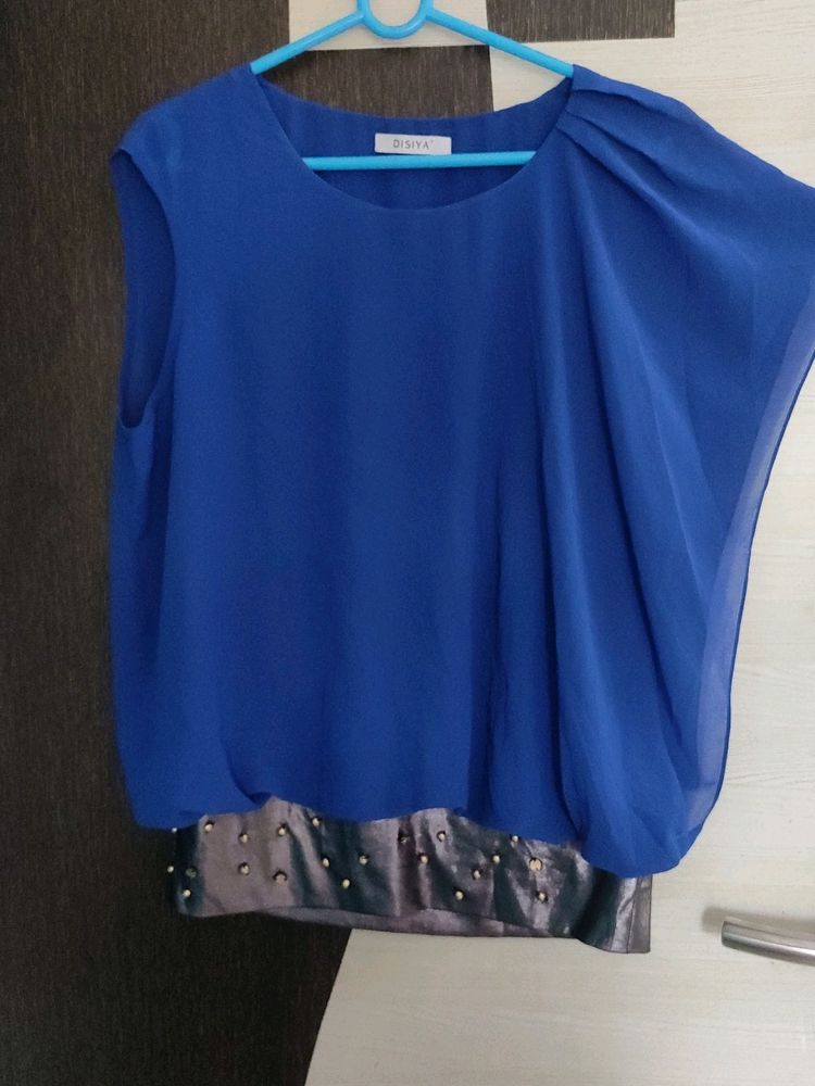 Royal Blue Top