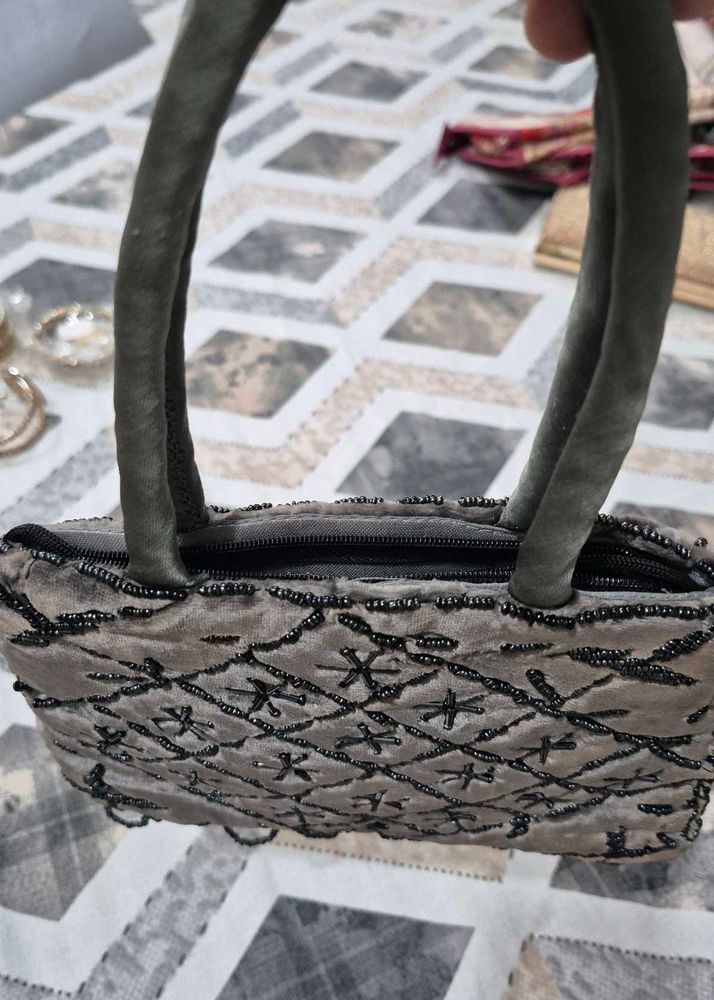 Beaded Clutch Bag