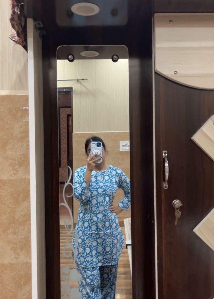 Floral Print Kurta Set
