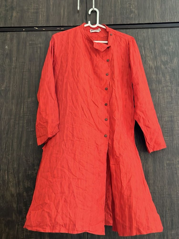 Elegant Red Ethnic Kurta