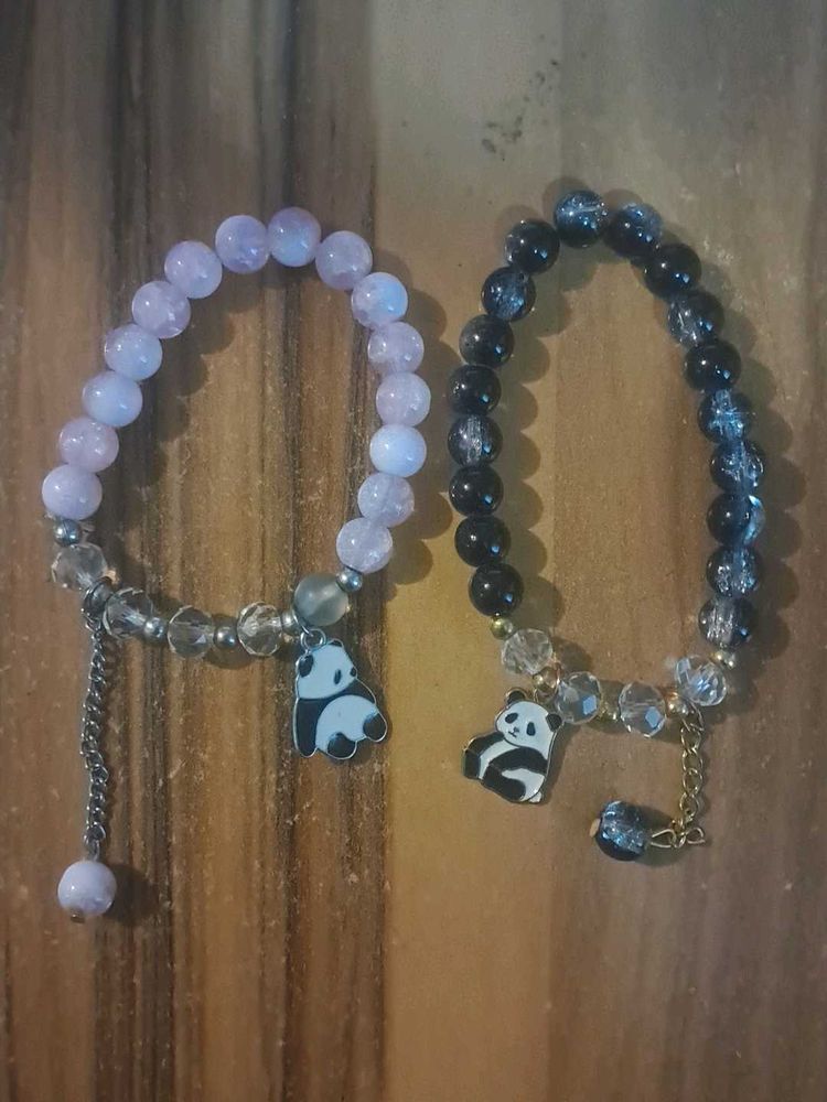 Cute Panda Beaded Bracelets