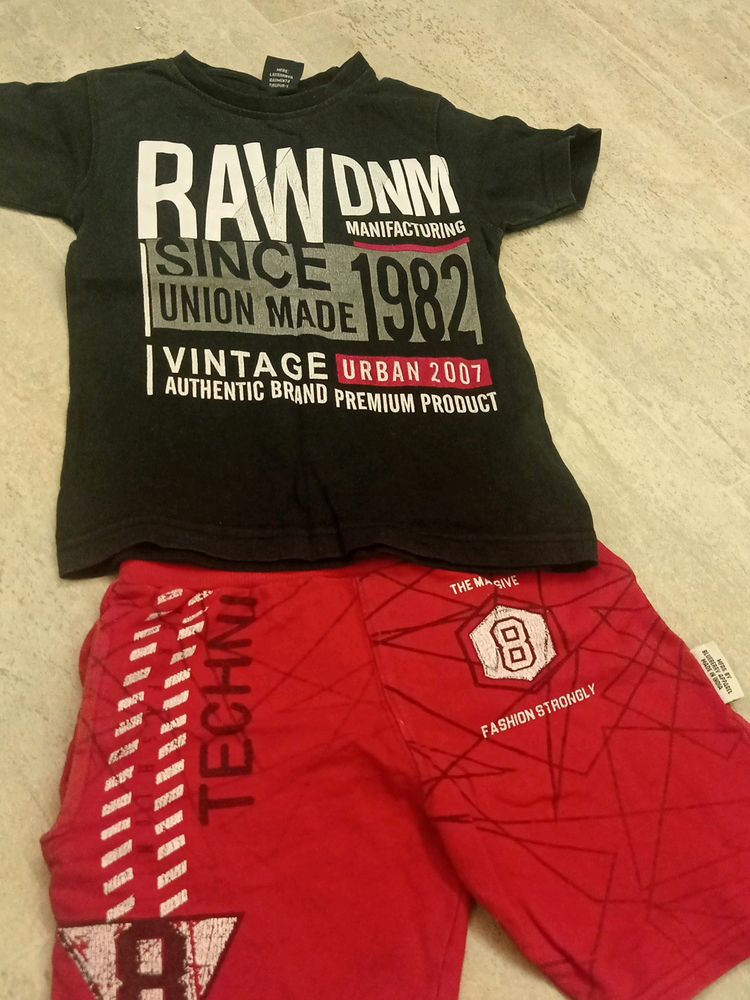 t-shirt with shorts