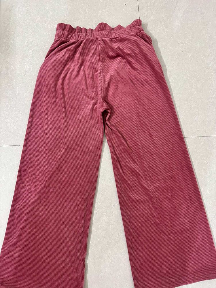 Stylish Corduroy Wide Leg pajamas