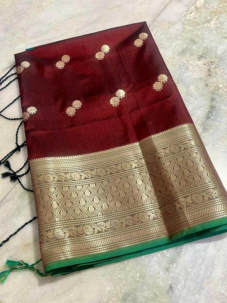 Soft Silk Allover Booti Saree