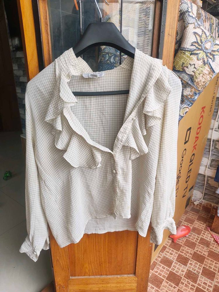 Ruffle Detail Blouse