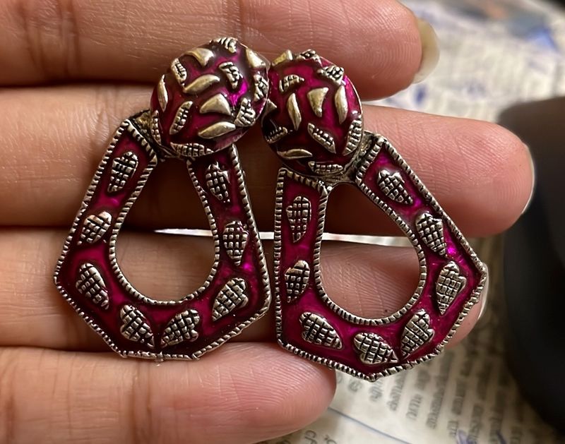 Pink Earrings