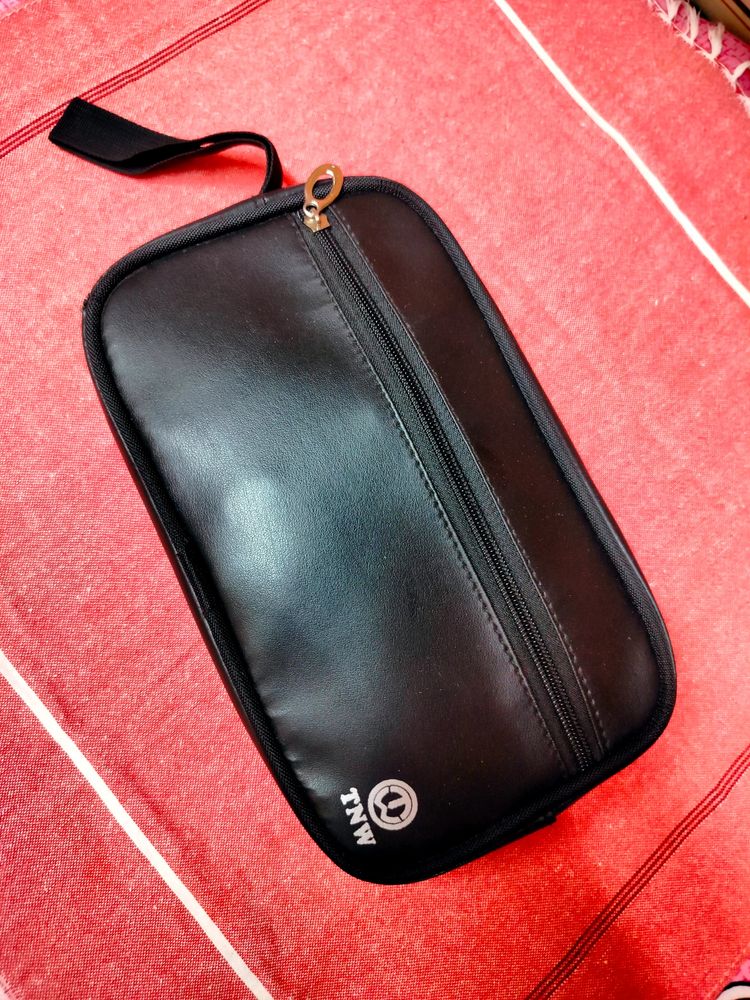 Men Travel Shaving Bag (Black)