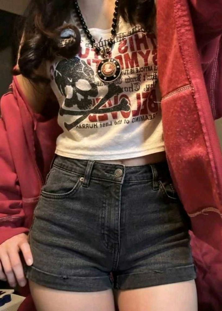 Bershka Denim Shorts