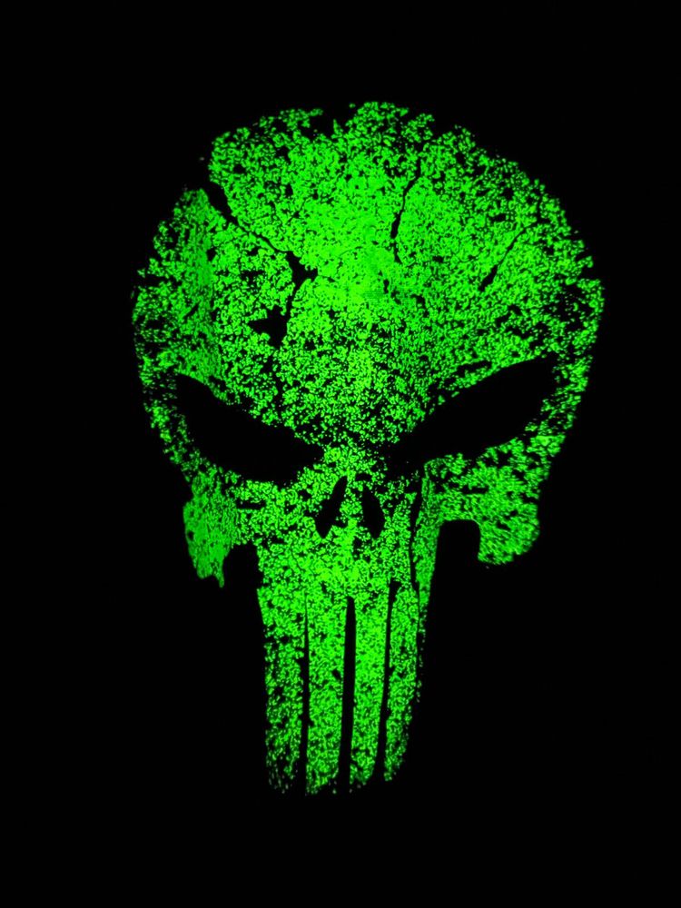 Marvel Punisher Skull T-shirt (Glo-in-the-dark)