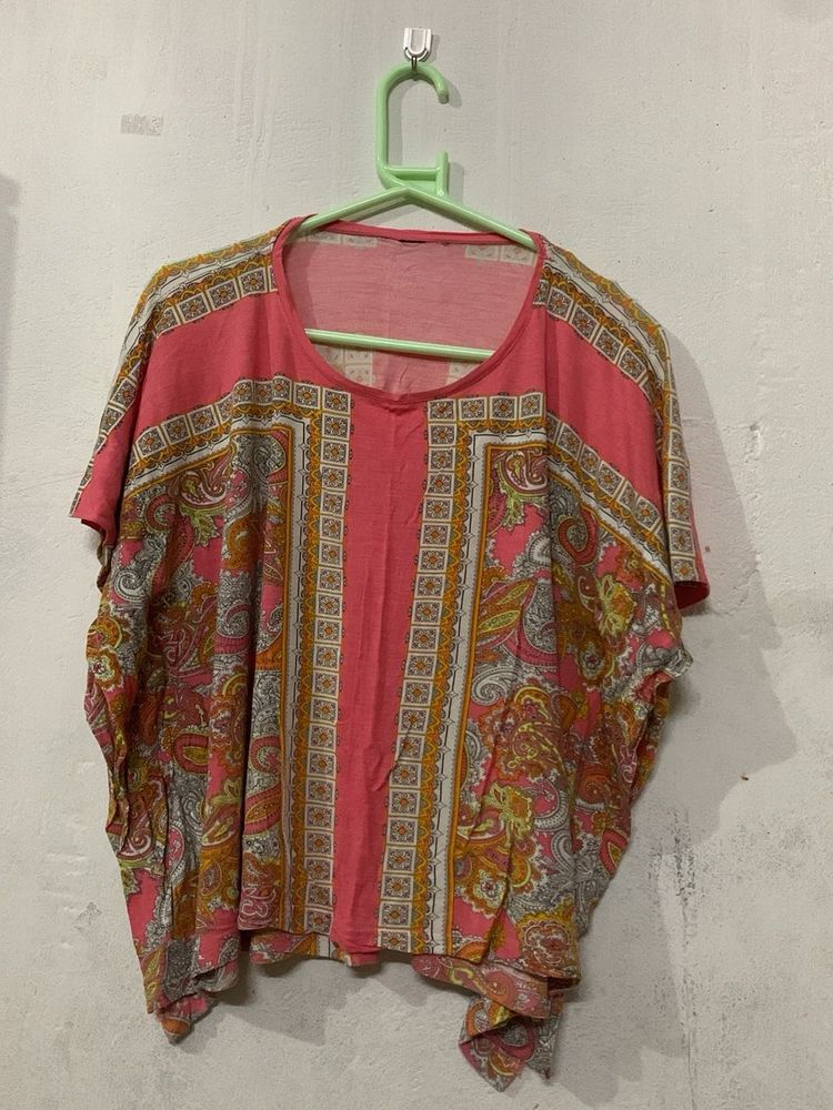 H&amp;M Boho Paisley Print Kaftan Top
