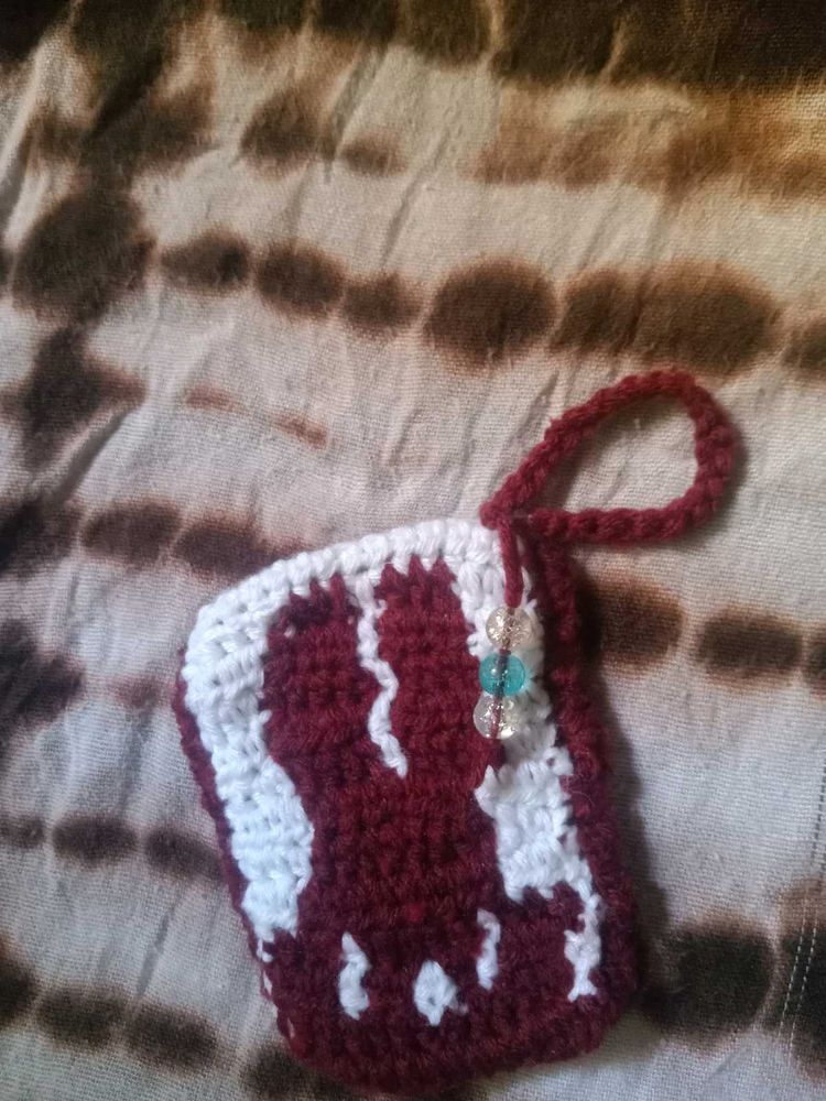 Handmade Crochet Mini Card Holder ✨