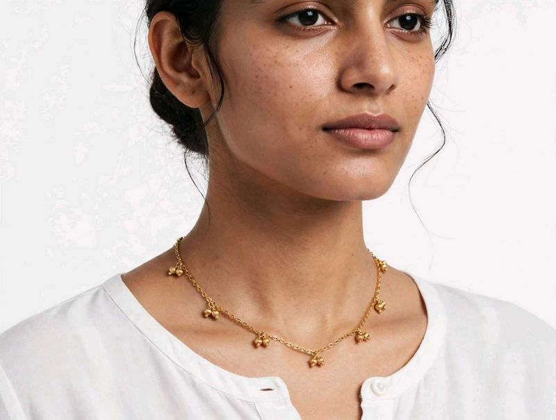 Elegant Gold Charm Necklace
