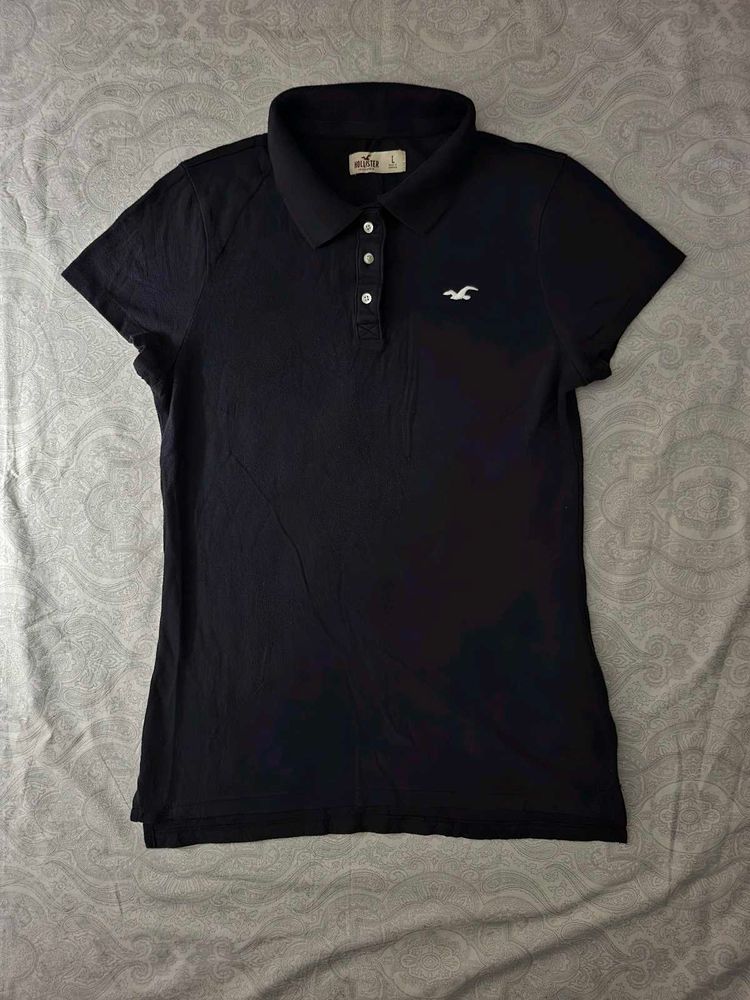 Hollister Black Polo Shirt