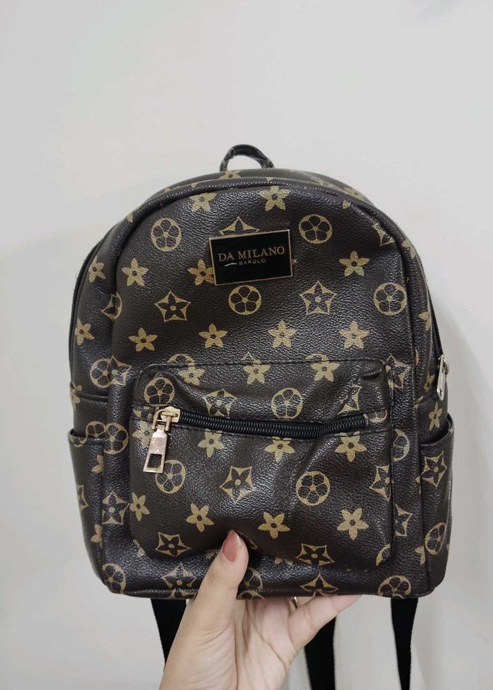 Chic Da Milano Monogram Mini Backpack