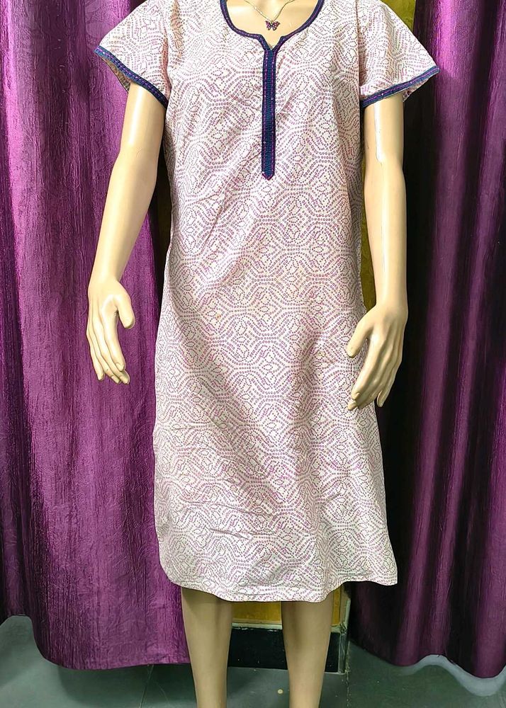 Pink Ethnic Printed Kurta