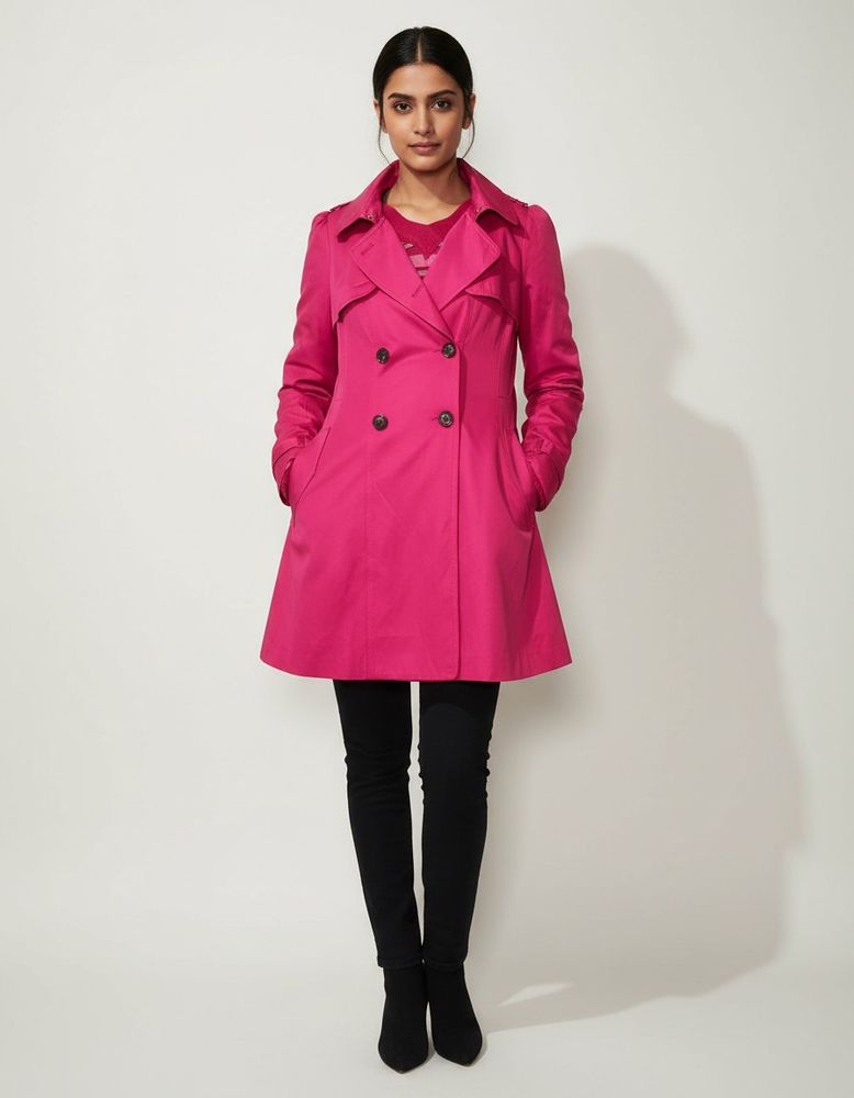 Premium Double Breasted Trench Coat