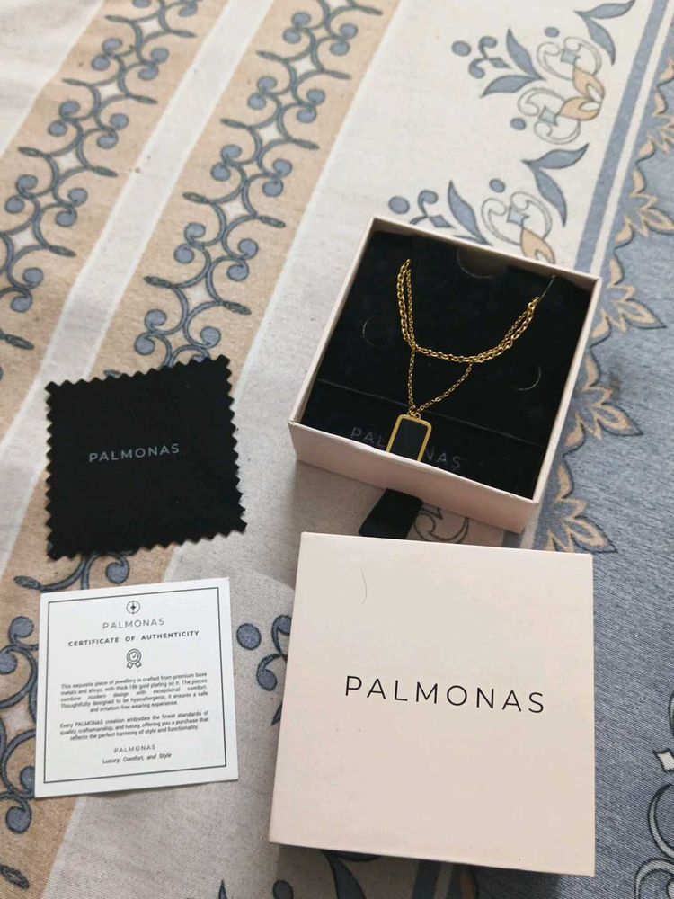 18 carat gold plated palmond chain