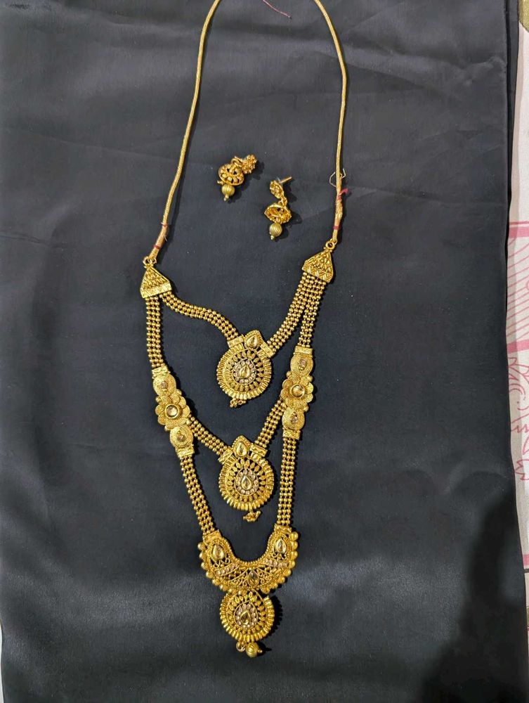 Traditional Indian Necklace &amp; Earrings Set