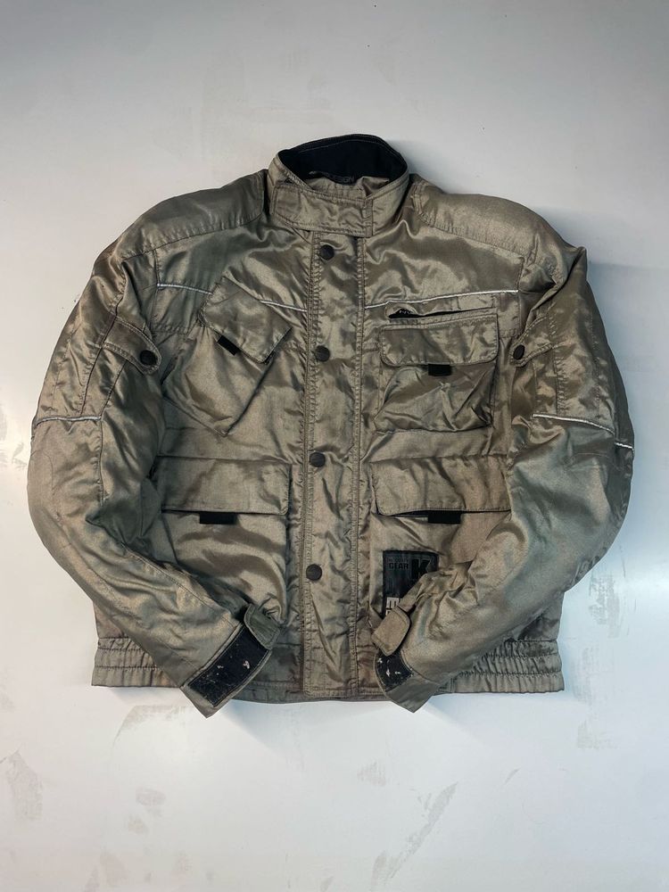 Vintage Men's Green Utility Jacket