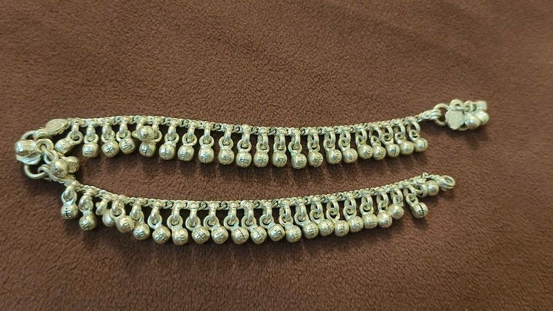 pure silver baby girl anklets