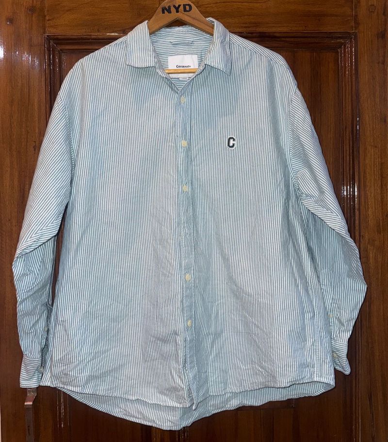 Classic Striped Button-Down Shirt