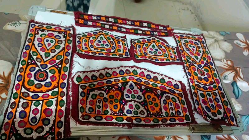 original kutchi handwork patches