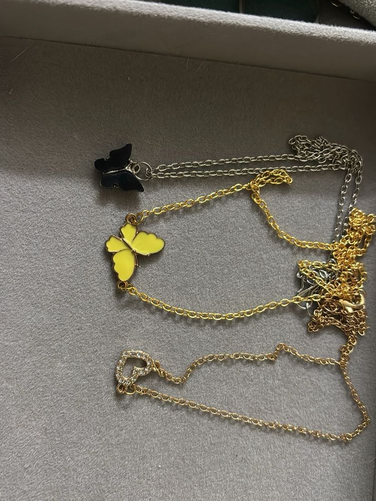 Butterfly Necklace Set