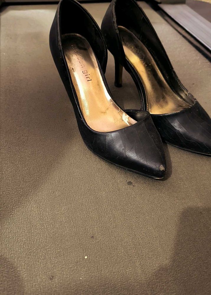 Classic Black Stiletto Heels