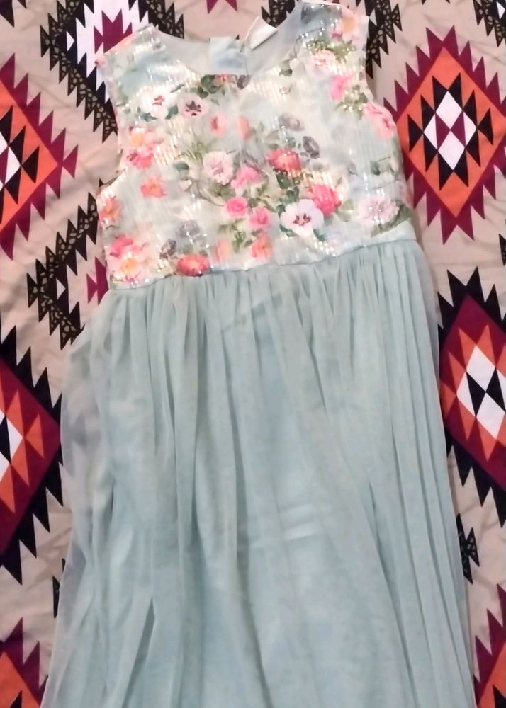 Utsa Kids Long Gown Party Wear 9-10 Years