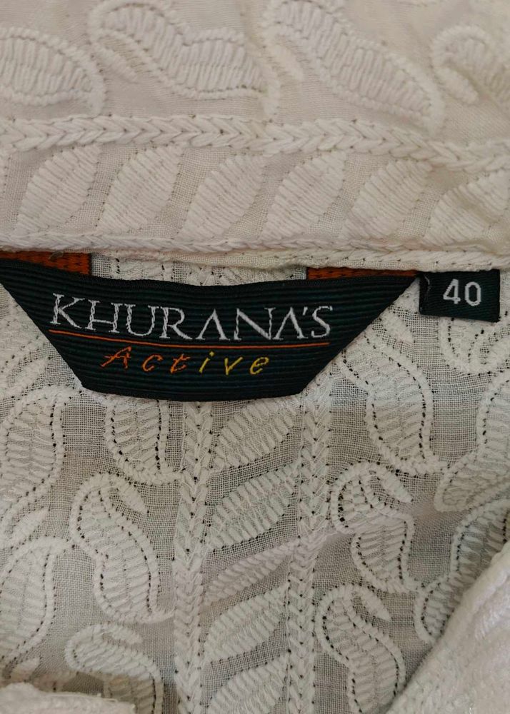 Khurana's Active Chikankari Kurta