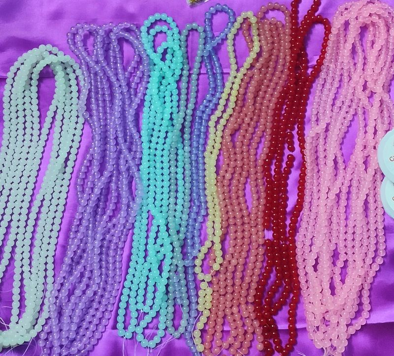 8mm Glass Beads String