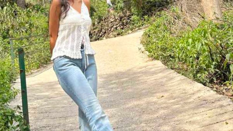 White Crochet Halter Neck Top