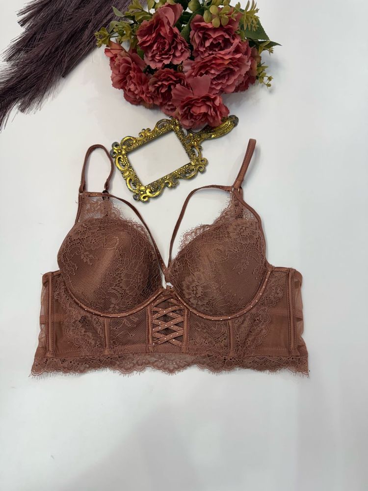 Lace Corset Style Bra