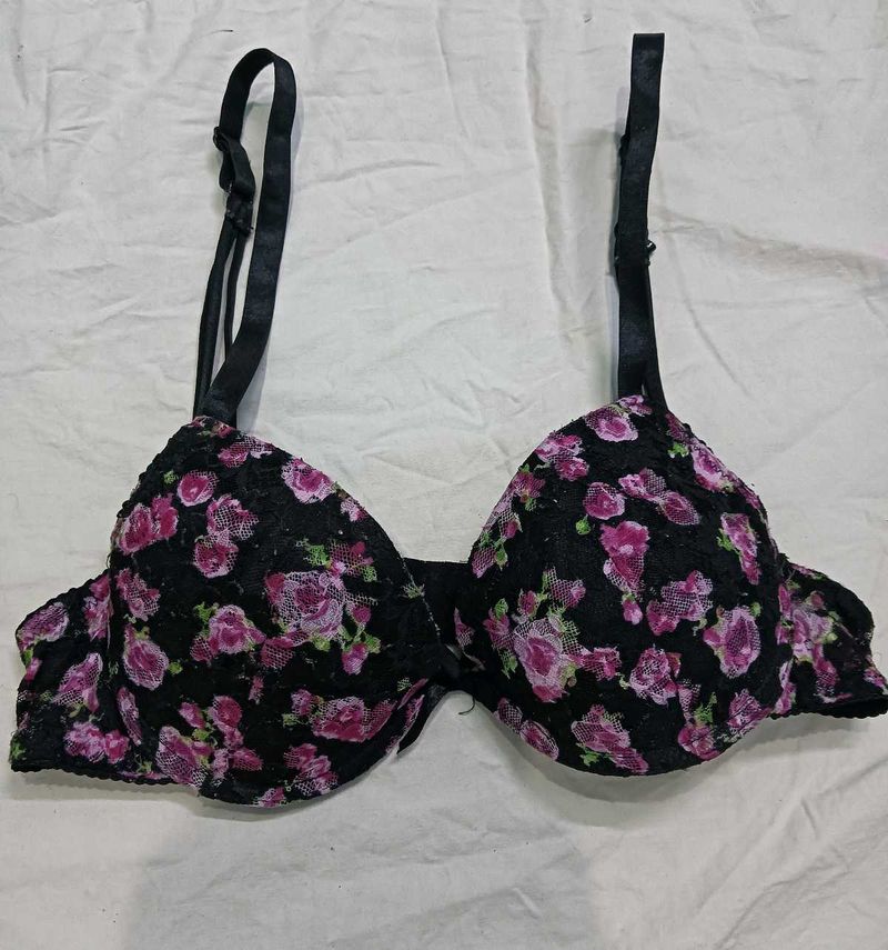 Black Floral 🤎Lace Bra