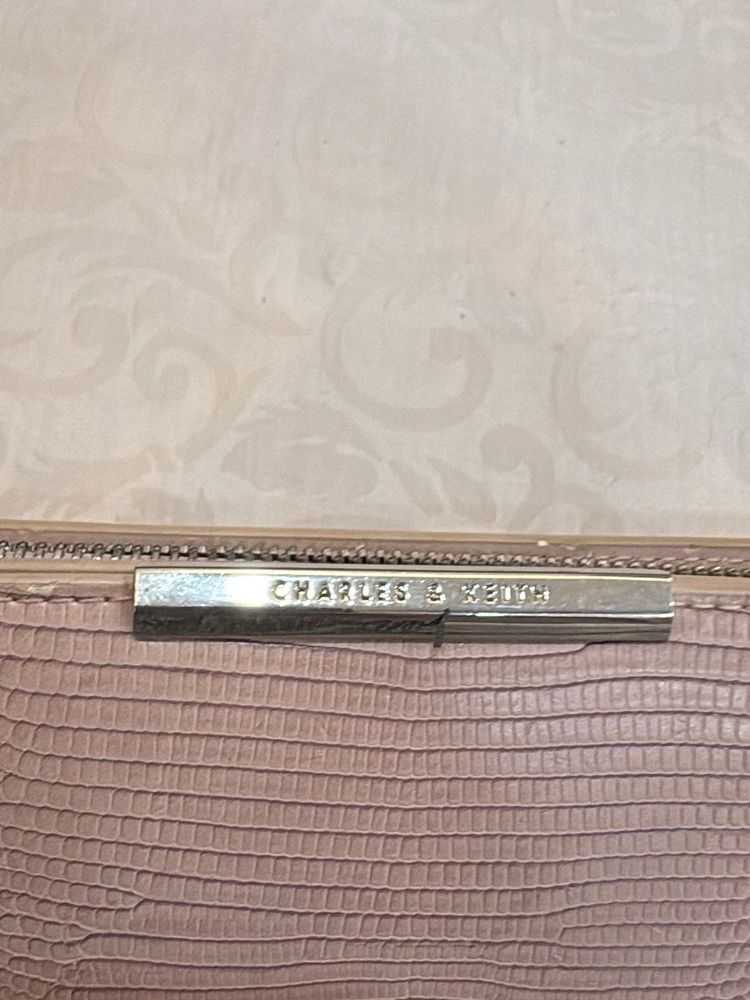 Charles &amp; Keith Textured Clutch