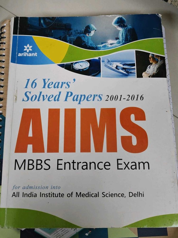 AIIMS MBBS Entrance Exam Solved Papers 2001-2016