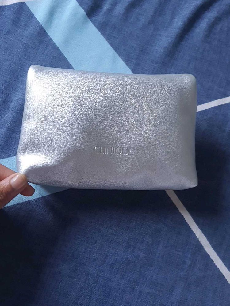 Clinique Silver Pouch