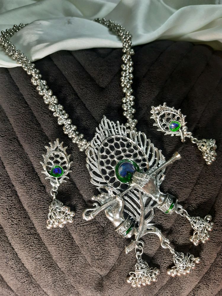 Krishna Neckpeice with Earrings