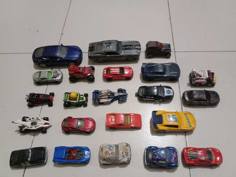 Assorted Die-Cast Toy Cars Collection