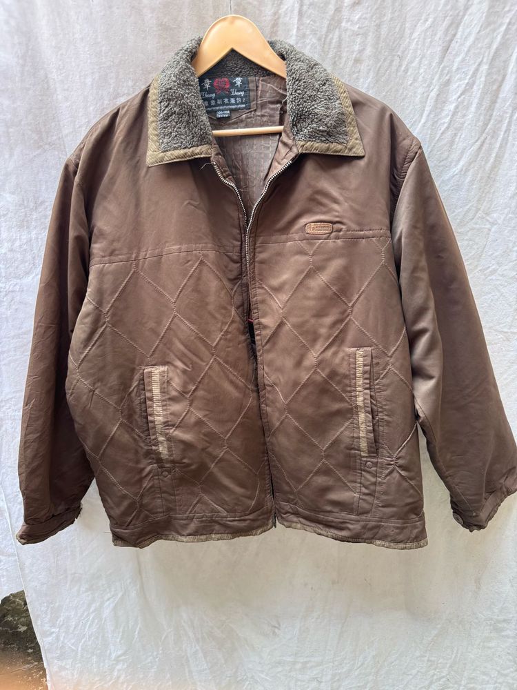 Vintage Brown Quilted Jacket