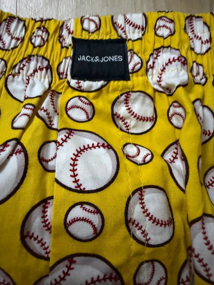 Jack &amp; Jones Baseball Print Boxers