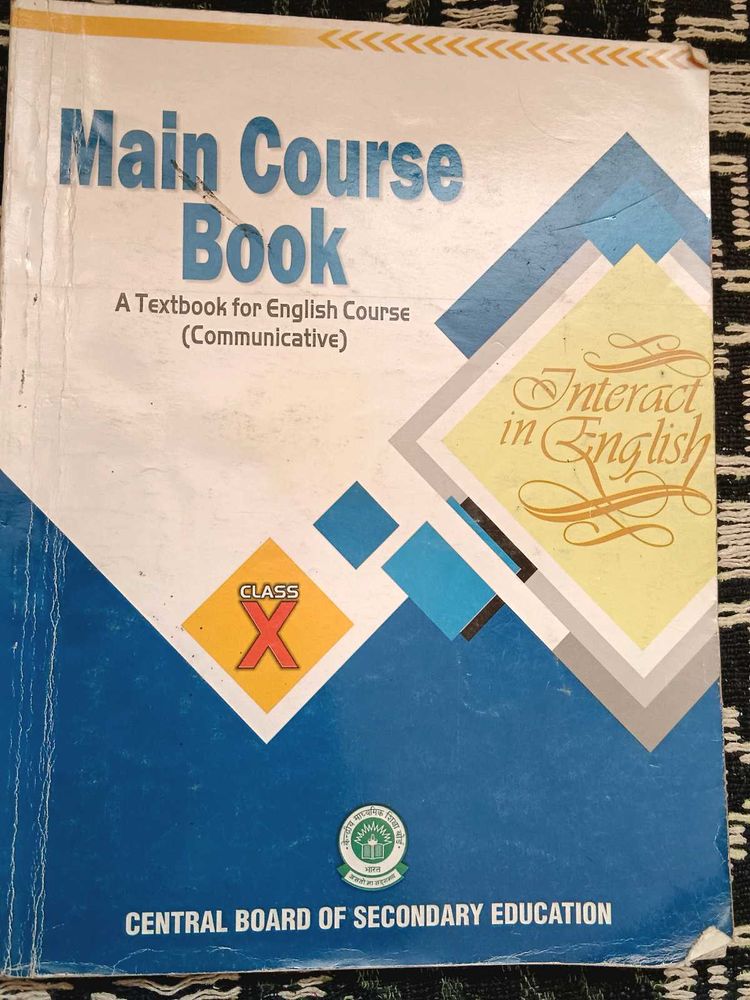 Main Course Book for Class 10 English