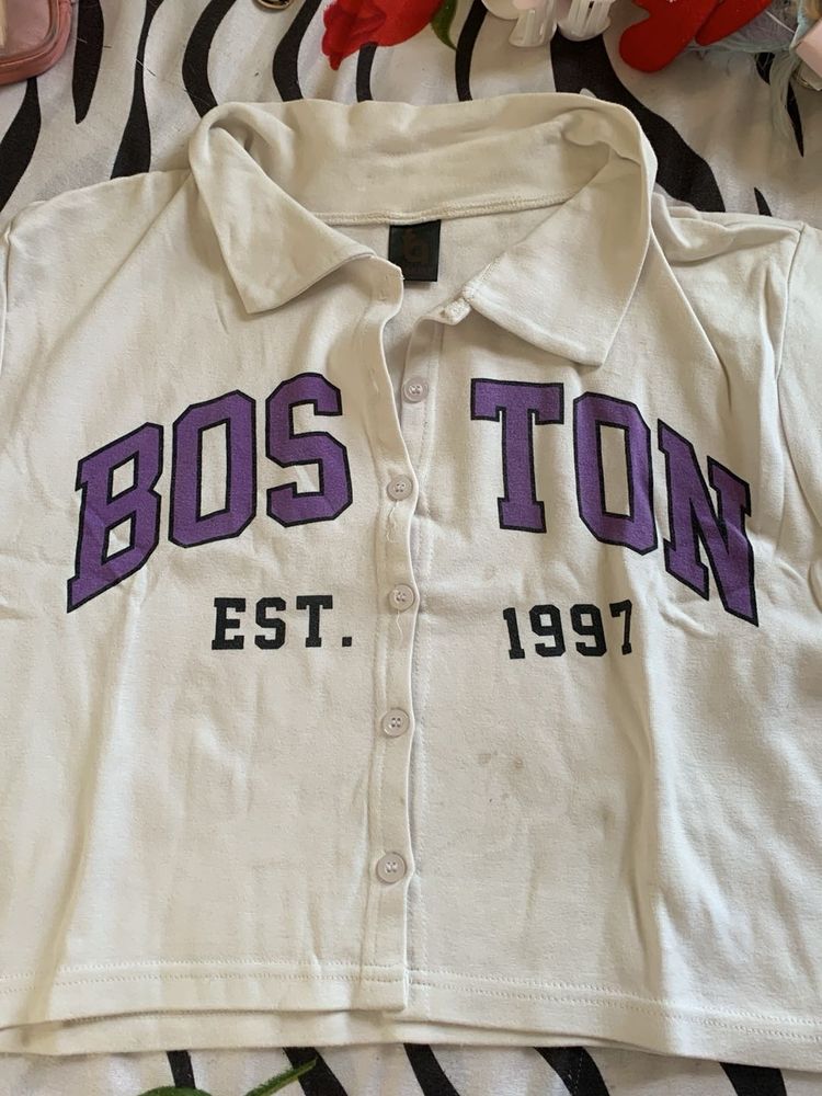 Boston EST 1997 Crop Top