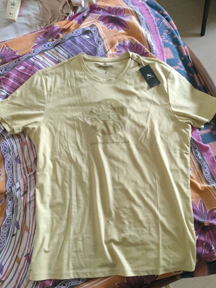 T Shirt Gold Color